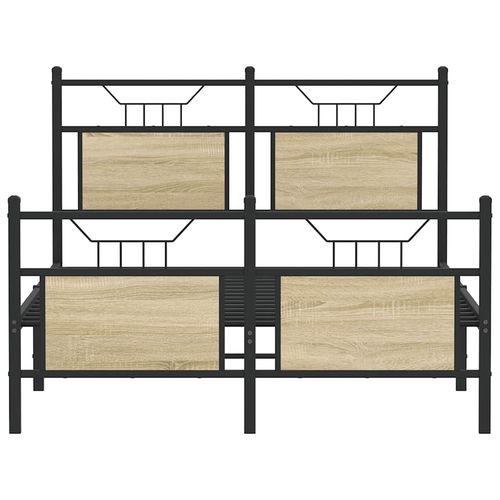 Łóżko bez materaca, dąb sonoma, 120x190 cm na Arena.pl