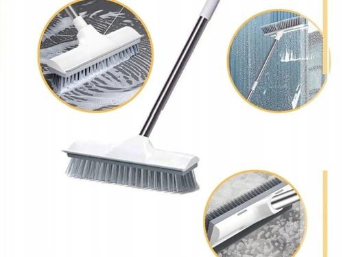 Szczotka do szorowania podłogi ściągaczka do wody do mycia podłóg mocna 2w1 na Arena.pl