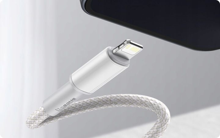 BASEUS KABEL USB-C TYPE-C SZYBKIE ŁADOWANIE do LIGHTNING IPHONE 20W PD 2m zdjęcie 9