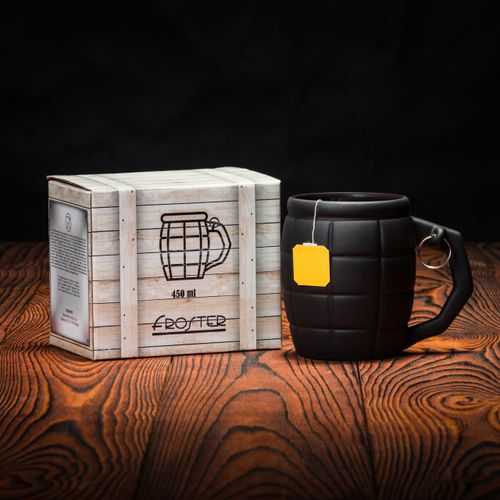 Kubek Granat 450 ml - Czarny na Arena.pl