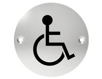 PRZYKRĘCANE OZNACZENIE NA DRZWI NIEPEŁNOSPRAWNI