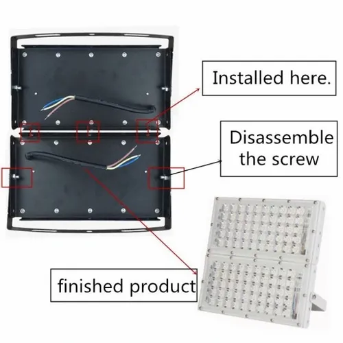 Halogen LED 230V ciepły moc 50W reflektor modułowy na Arena.pl