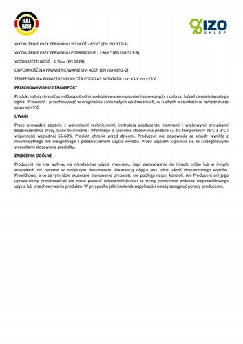 Mata do Hydroizolacji Super Moc Uszczelnienie 1m na Arena.pl