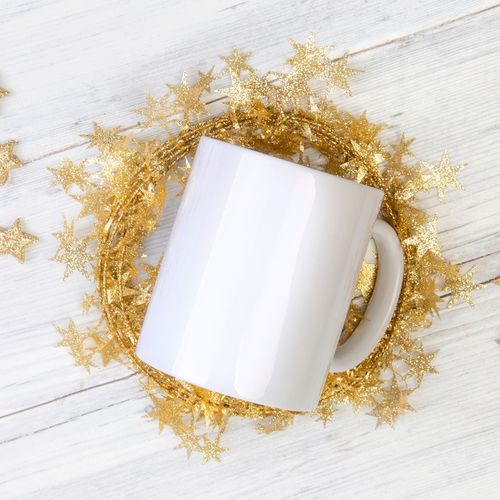 12x KUBEK CERAMICZNY do SUBLIMACJI 300ml BIAŁY KUBEK JAKOŚĆ AA++ na Arena.pl