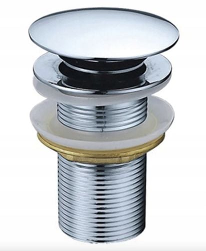 SYFON DO ZLEWU umywalki biały+korek do zlewu KLIKKLAK srebrny bez przelewu na Arena.pl