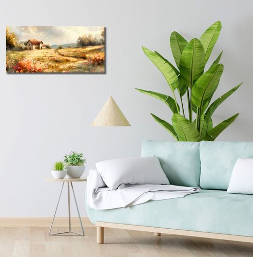 Obraz 70x30cm Sielski Domek na Arena.pl