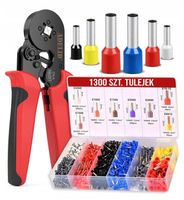 PRASKA ZACISKARKA DO TULEJEK KONEKTORÓW KOŃCÓWEK 0.25-10mm² 1300 szt.