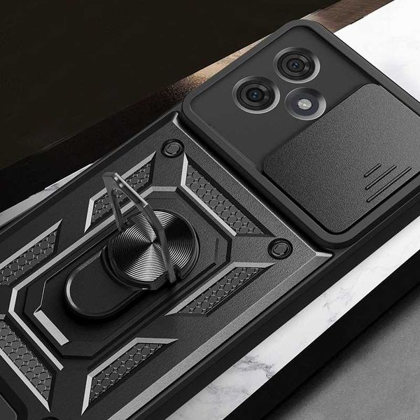 Spacecase Camring Motorola Moto G54 Black zdjęcie 4