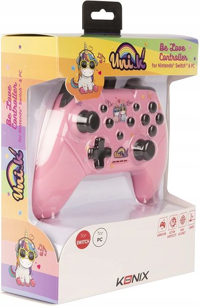 Gamepad Kontroler Konix Unik Be Love Controller do Nintendo Switch / PC zdjęcie 5