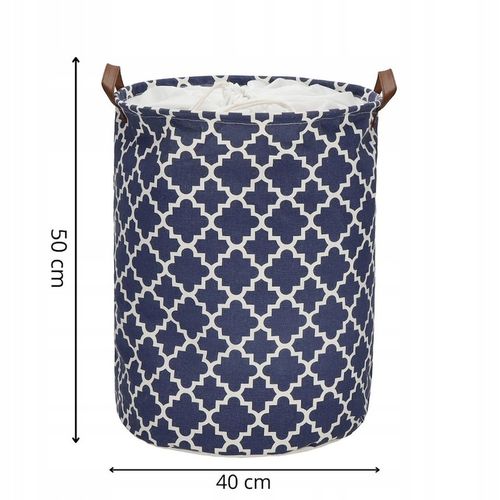 POJEMNIK KOSZ WOREK NA PRANIE UBRANIA ORGANIZER POJEMNY BARYŁKA SKŁADANY XL na Arena.pl