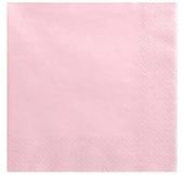 Serwetki trójwarstwowe, j. różowy, 33x33cm