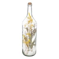 Dekoracja suszone kwiaty w butelce XL