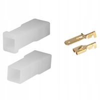 Złącze jednokrotne w obudowie (wtyk + gniazdo + konektory)