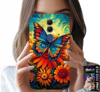 ETUI DO HUAWEI MATE 20 LITE - MOTYLE MOTYLKI KWIATKI RÓŻE OBUDOWA