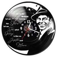 Zegar ścienny z płyty winylowej Frank Sinatra 1777.14