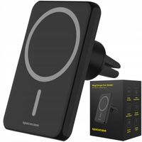 UCHWYT DO SAMOCHODU NA TELEFON ŁADOWARKA QI SAMOCHODOWY DO IPHONE MAGSAFE