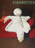 Plakat 40x55cm  Cigarettes, Cappiello Vintage do Salonu