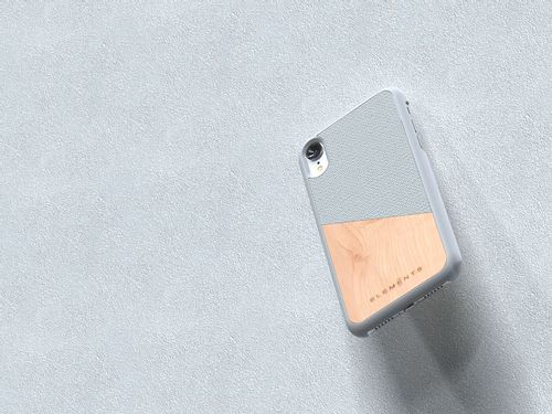 Drewniane etui do iPhone XR (Light Grey) na Arena.pl