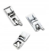 Zestaw stopek do podwijania zawijania 3+4+6 mm do: Łucznik Singer Janome