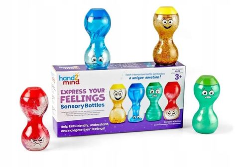 Hand2Mind - Sensoryczne buteleczki - Wyraź swoje emocje 94488 na Arena.pl