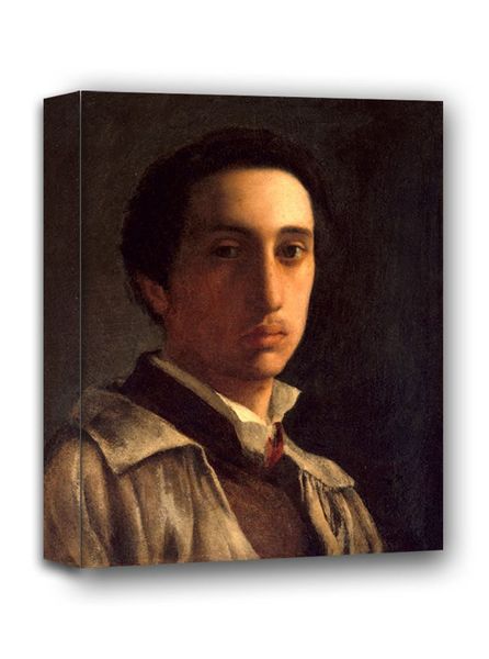 Self Portrait, Edgar Degas - obraz na płótnie 30x40 cm zdjęcie 1