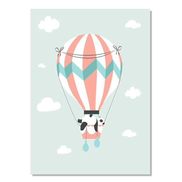 Obraz Panda W Balonie zdjęcie 1