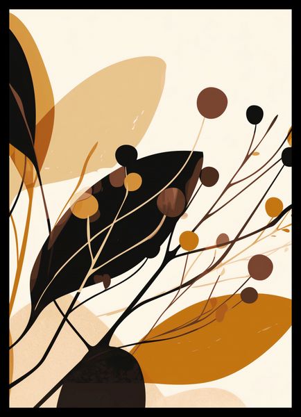 Plakat 64x90cm Jesienne Sylwety zdjęcie 2