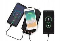 TURYSTYCZNY POWER BANK ŁADOWARKA Z INDUKCJĄ PANELAMI SOLARNYMI + KABEL 3W1