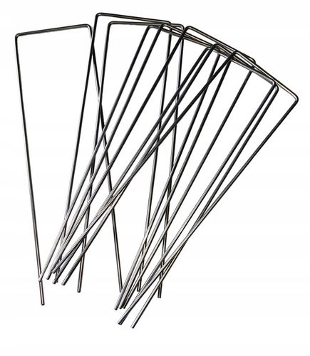 MOCNE METALOWE SZPILKI DO AGROWŁOKNINY AGROTKANINY KOŁKI 25 na Arena.pl