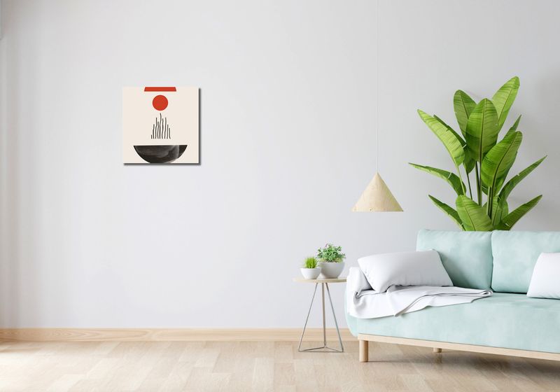 Obraz 40x40cm Półokrągła Forma zdjęcie 2