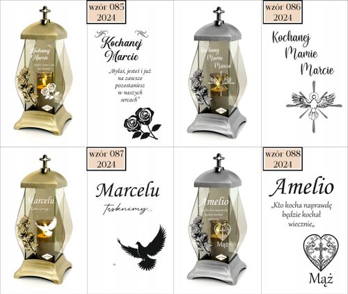 ZNICZ z różą GRAWER KAPLICZKA personalizowany napis dedykacja DLA BRATA na Arena.pl