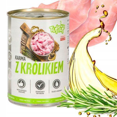 MOKRA KARMA DLA PSA 24 x 400g. RAFI + TUF TUF MIX SMAKÓW 9,6 kg W PUSZCE na Arena.pl