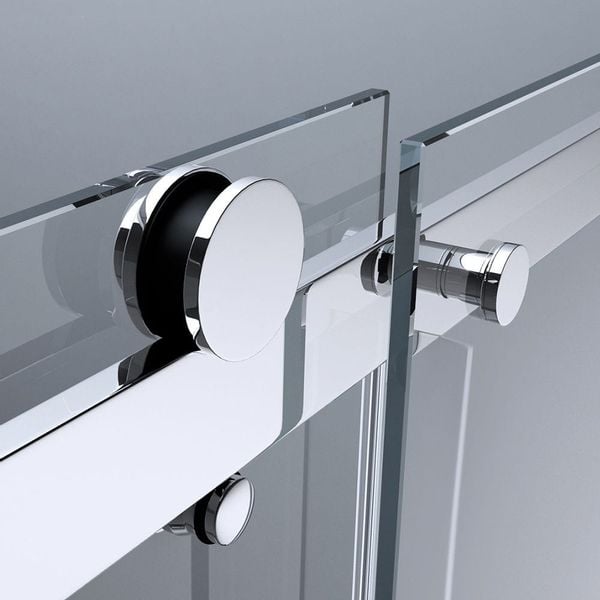 Drzwi prysznicowe przesuwne MSV200 - SWISS MEYER 150 cm zdjęcie 3