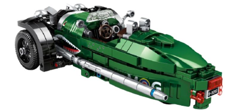 KLOCKI SAMOCHÓD TRÓJKOŁOWY 3 WHEELER MORGAN 487 SY 8151 zdjęcie 3