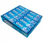 Orbit Peppermint Bezcukrowa guma do żucia 14 g x 30 sztuk