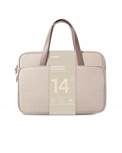 Beżowa Wodoodporna Torba na Laptop 14" INNOSTYLE OMNIPROTECT na Arena.pl