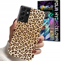 ETUI CASE DO SAMSUNG S21 ULTRA - PANTERKA WZORKI MODNE WZORY KOBIET + FOLIA