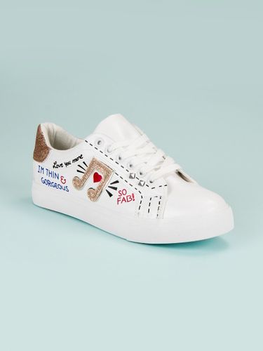 STYLOWE BIAŁE TRAMPKI Rozmiar - 39 na Arena.pl