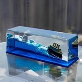 Zabawka antystresowa Niezatapialny statek Titanic 145x50x52 mm