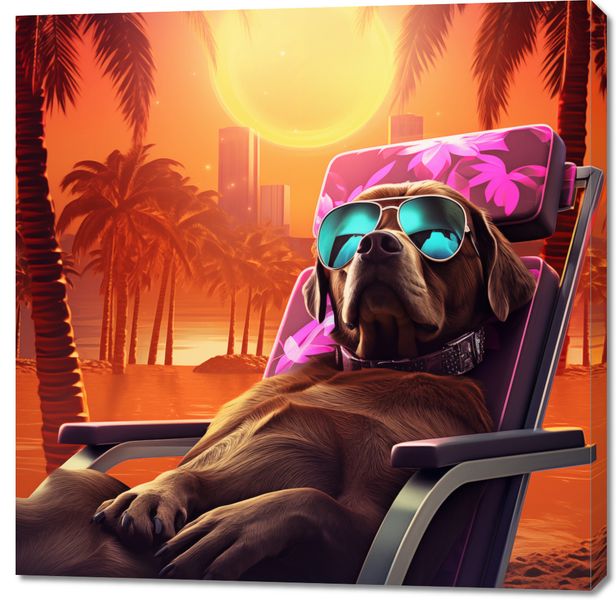 Obraz 100x100cm Lato w Stylu zdjęcie 1