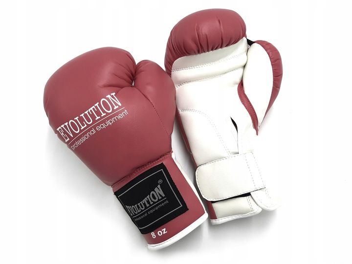 RĘKAWICE BOKSERSKIE SPARINGOWE EVOLUTION 8 OZ róż zdjęcie 5