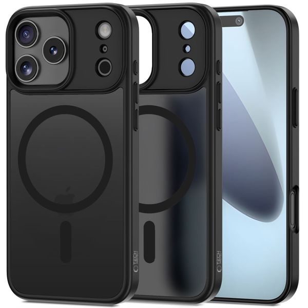 Etui TP Matt MagSafe Czarne Matowe do Apple iPhone 17 Pro zdjęcie 1