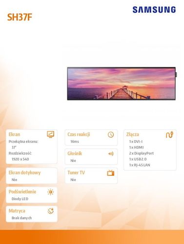 Samsung 37'' SH37F na Arena.pl