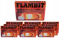 WYDAJNA Podpałka Rozpałka do grilla pieca kominka Biała FLAMIT 320