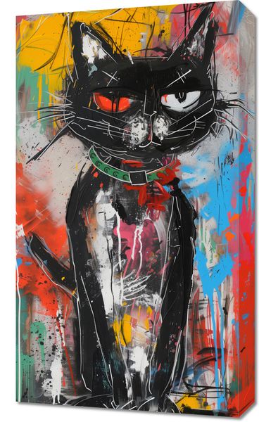 Obraz 40x70cm Gburowaty Kiciak zdjęcie 1