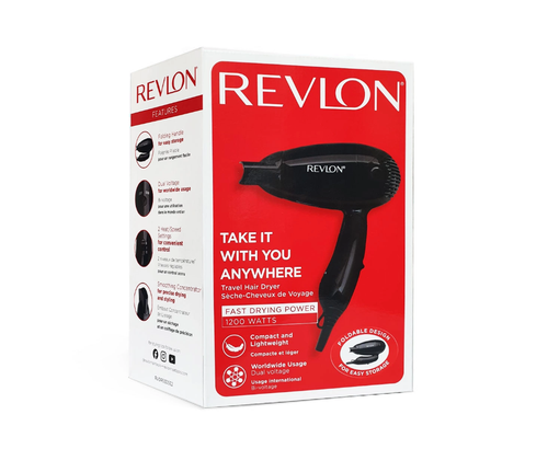 Turystyczna suszarka do włosów Revlon RVDR5305E na Arena.pl