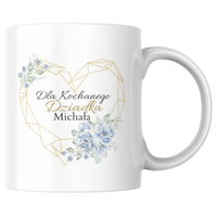 Prezent na dzień Dziadka Kubek z personalizowanym imieniem.