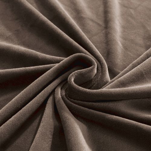 Pokrowiec Na Narożnik W Kształcie Litery ""L"" Kakaowy Brąz Welur na Arena.pl