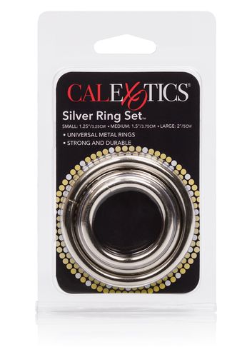 silver ring   3 piece set silver na Arena.pl