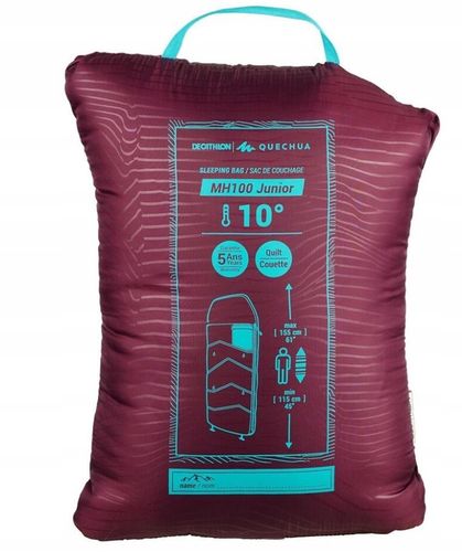 Śpiwór turystyczny dla dzieci Quechua MH 100 10°C na Arena.pl